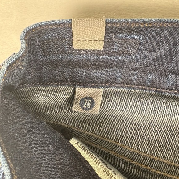 Citizens of Humanity Phoebe Slim Straight Crop Jeans Women's Size 26 Dark Blue - Picture 7 of 13